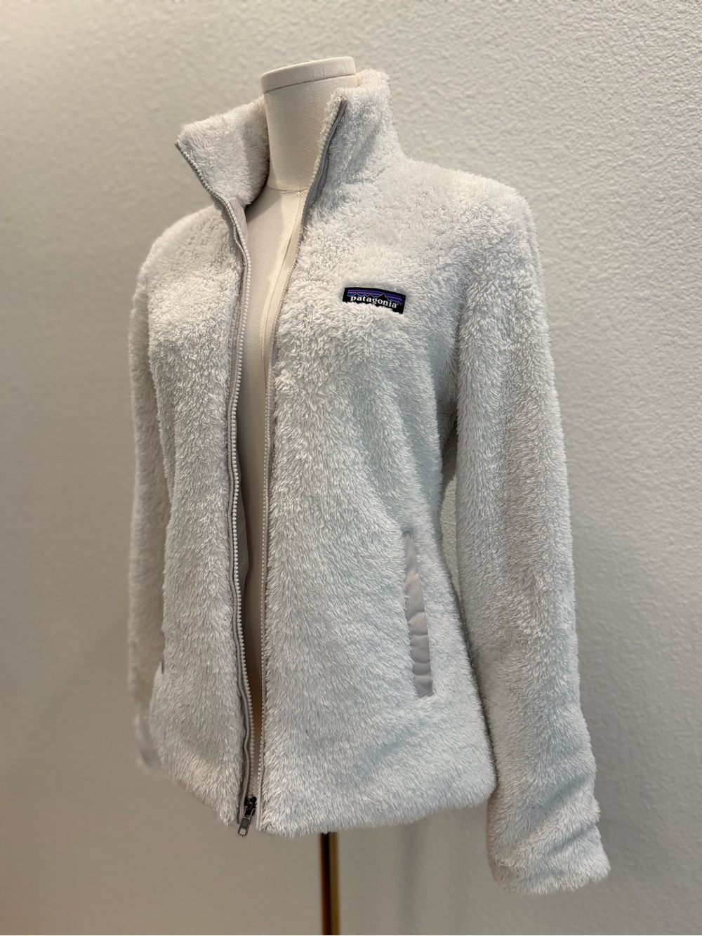Patagonia Cream Plush Full-Zip Los Gatos Jacket for Layering Outdoors Hiking - Picture 3 of 5